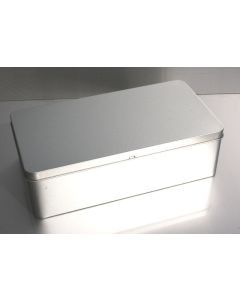 Rechteckige Scharnierdeckeldose im Format 261x135x76mm ("Stollendose") - Art.9032