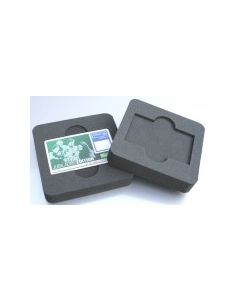 Schaumstoffeinlage für Kundenkarte / Kreditkarte passend für Quadr.Dose 120x120x35mm (Art.1076)