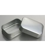 Metalldose mit Stülpdeckel 89x65x35mm (Silbermattausführung) - Art.8899